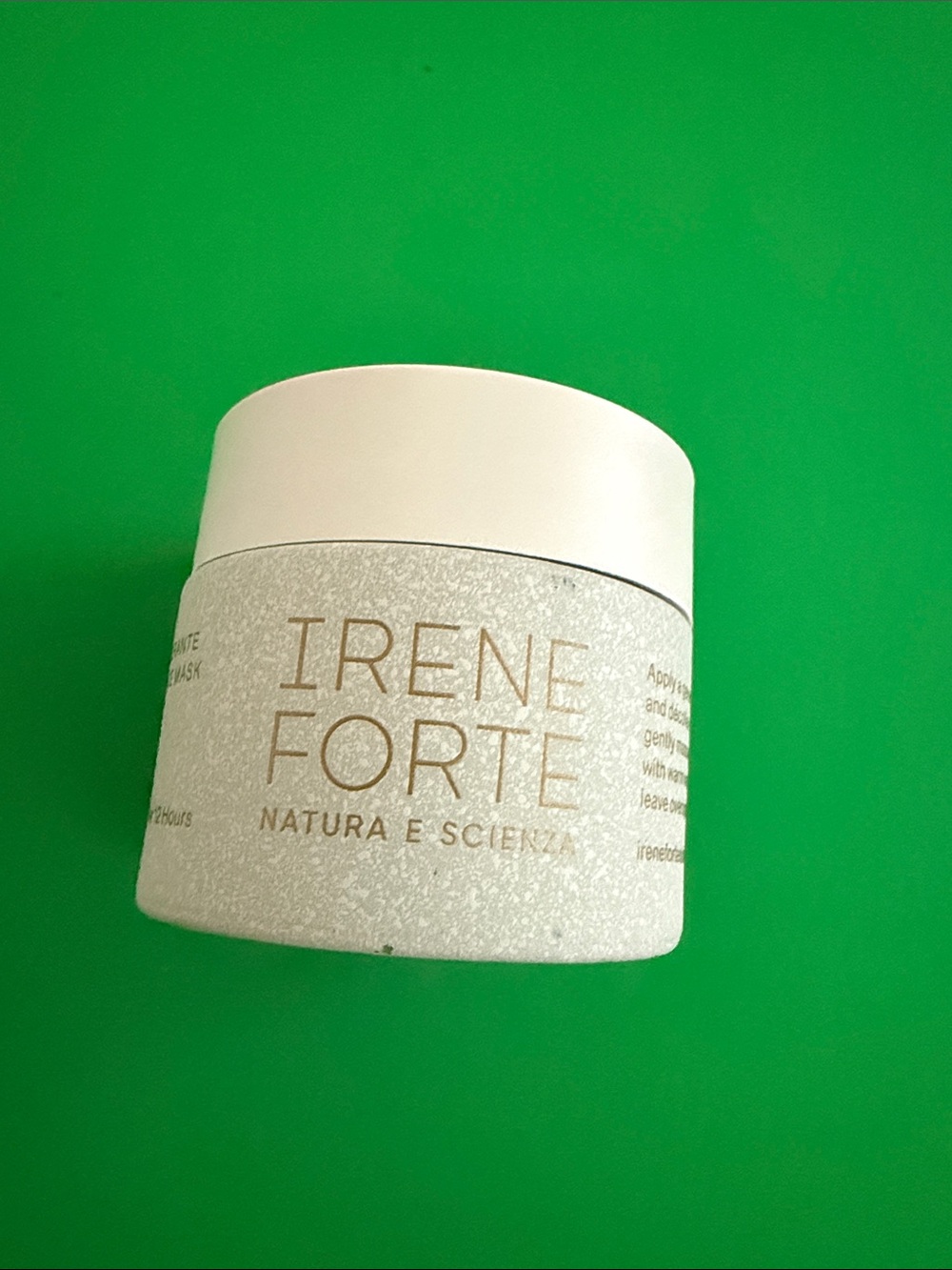 Irene Forte regenerate pistachio face mask .05 oz